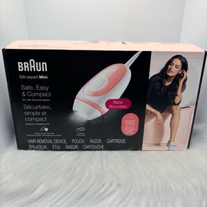 Braun Silk-expert Mini IPL Hair Removal Device - Pink